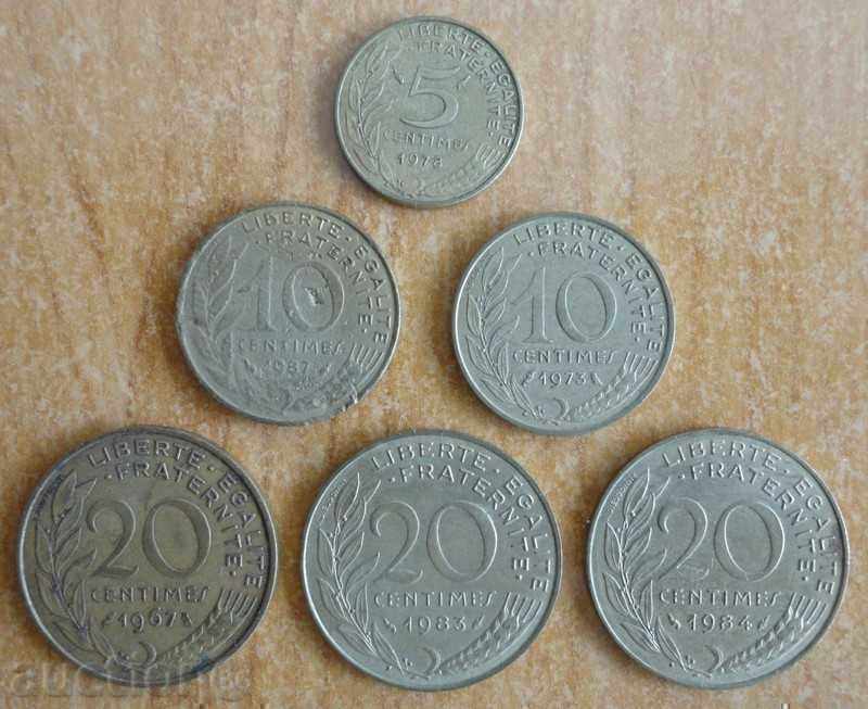 Lot of coins - France Lot of coins - France