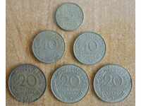 O mulțime de monede - Franța