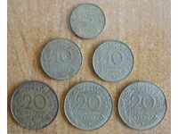 O mulțime de monede - Franța