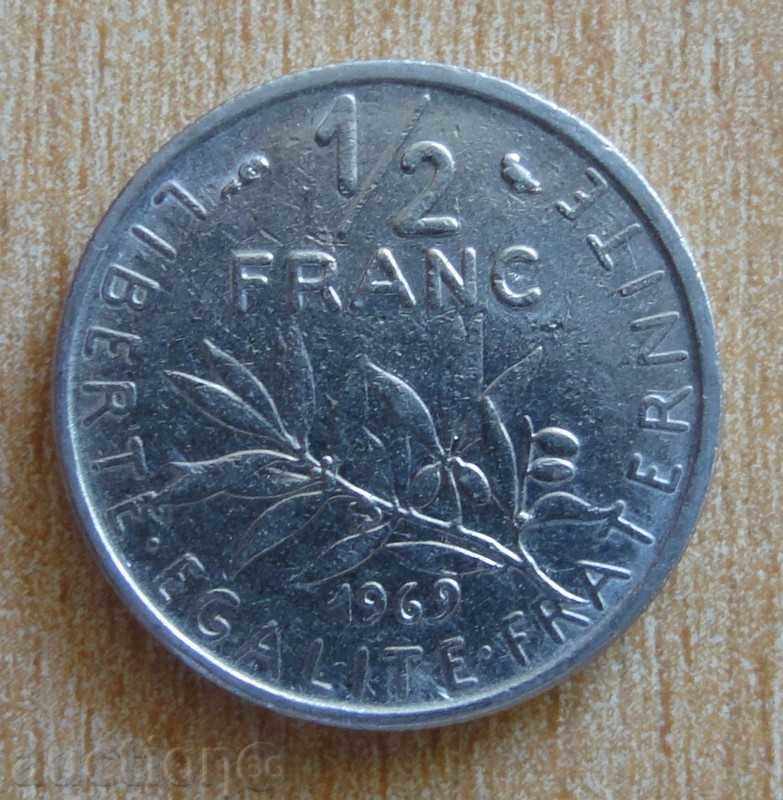 1/2 franc 1969 - Franta