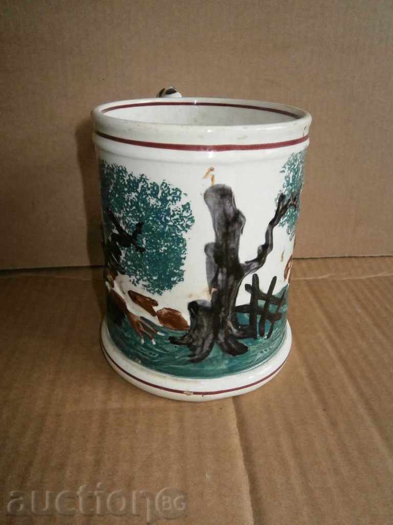 Auction  big huge mug OLD