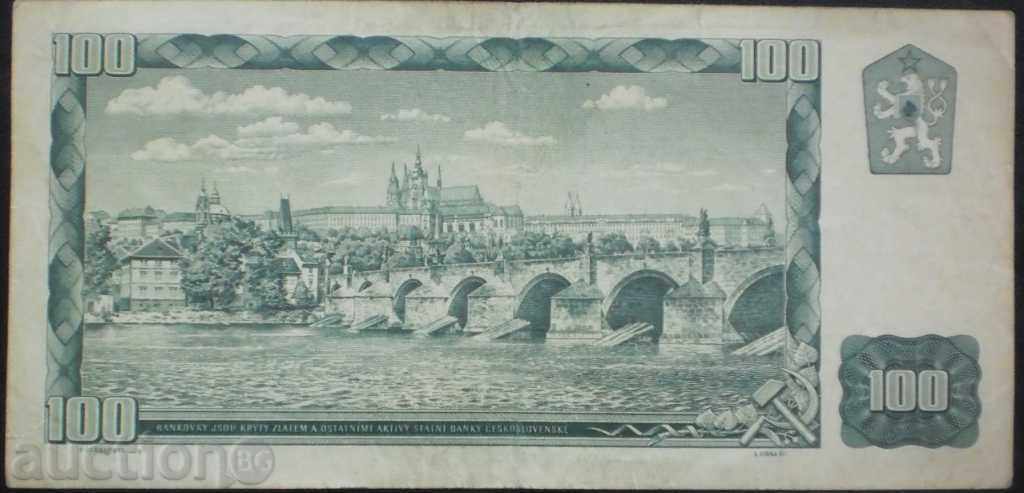 Banknote Czechoslovakia 100 Krony 1961 R rare