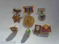 Μετάλλια, βραβεία, εμβλήματα