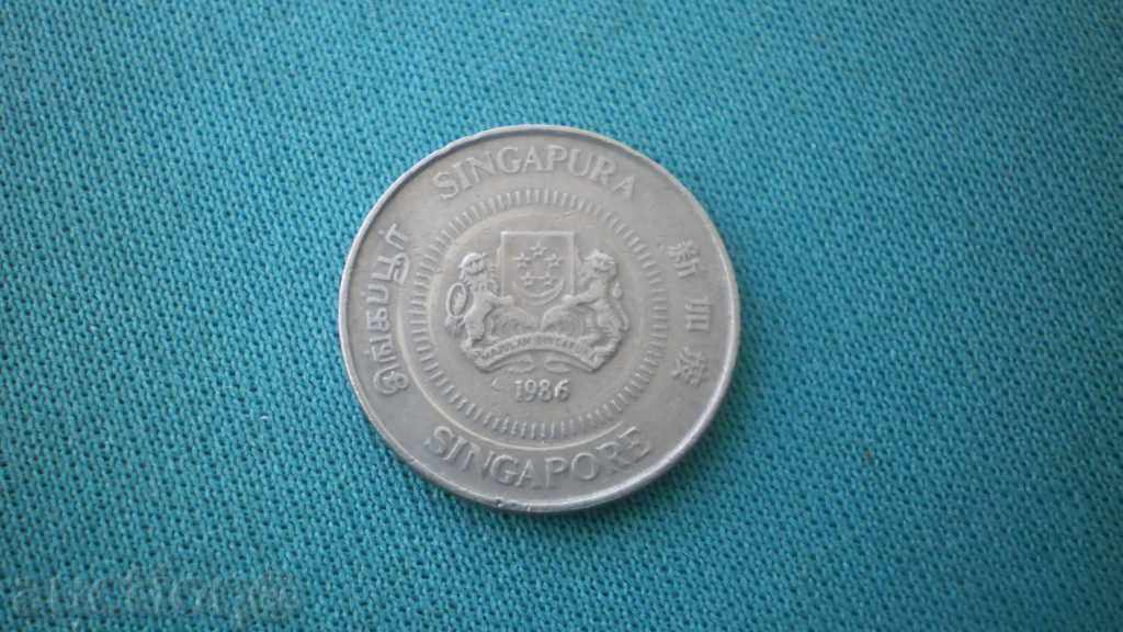Singapore 10 Cent 1986 (kk) cu preț € 0.51 | 1.00 BGN