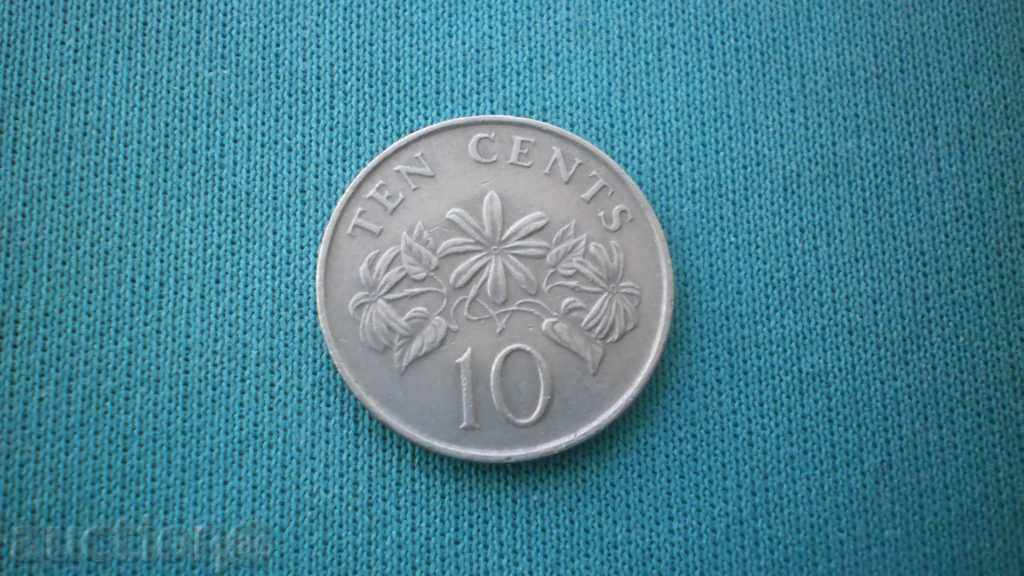 Singapore 10 Cent 1986 (kk)