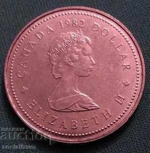 Canada 1 USD 1982 UNC (kk) cu preț € 3.07 | 6.00 BGN