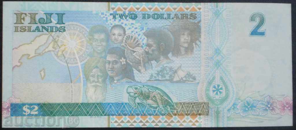 Insulele Fiji și Jubileul 2 Dolar 2000 UNC cu preț € 6.14 | 12.01 BGN