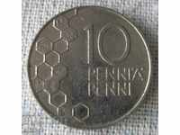 10 peny Finland 1990