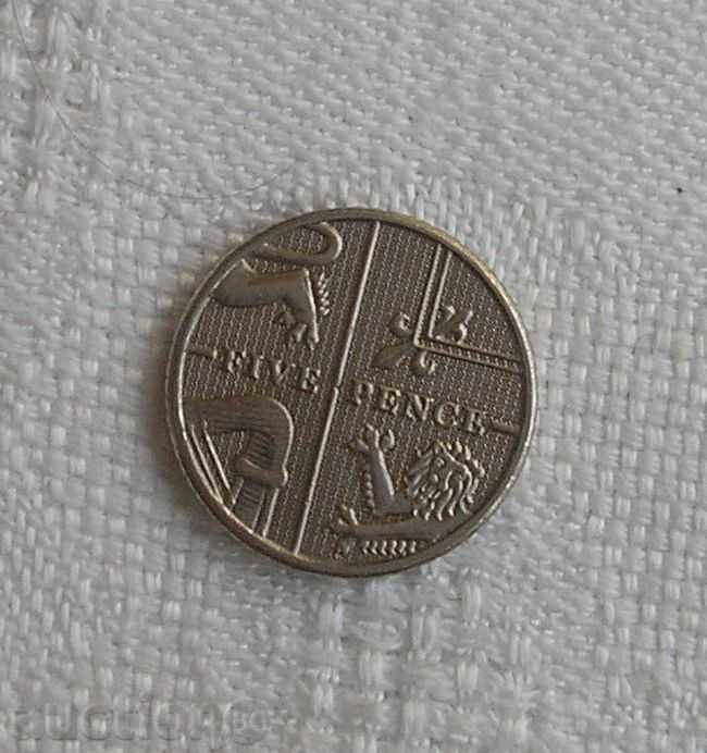 5 pence UK 2010