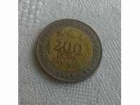 200 franci din Africa de Vest în 2003
