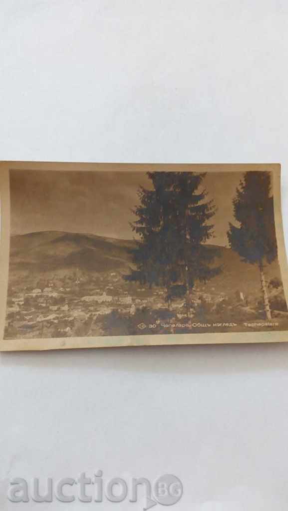 Пощенска картичка Чепеларе Общъ изгледъ Гр. Пасковъ 1949