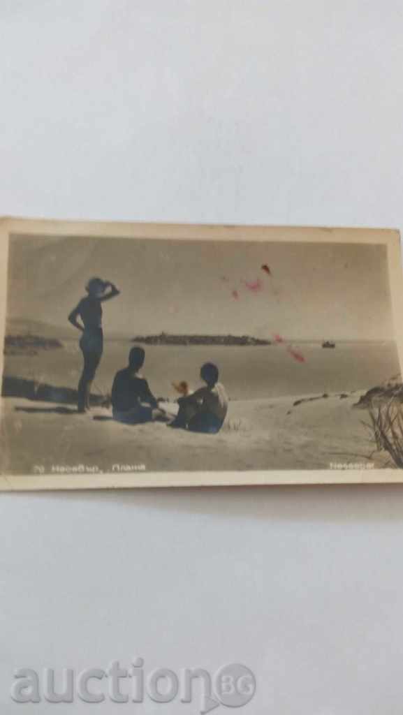 Пощенска картичка Несебър Плажа