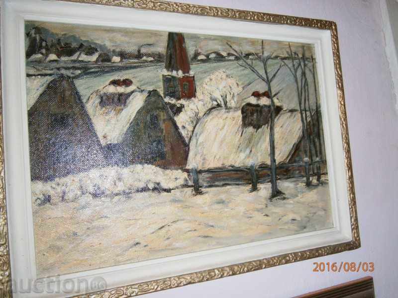 Εικόνα - Winter Wonderland - λάδι σε κόντρα πλακέ - 5