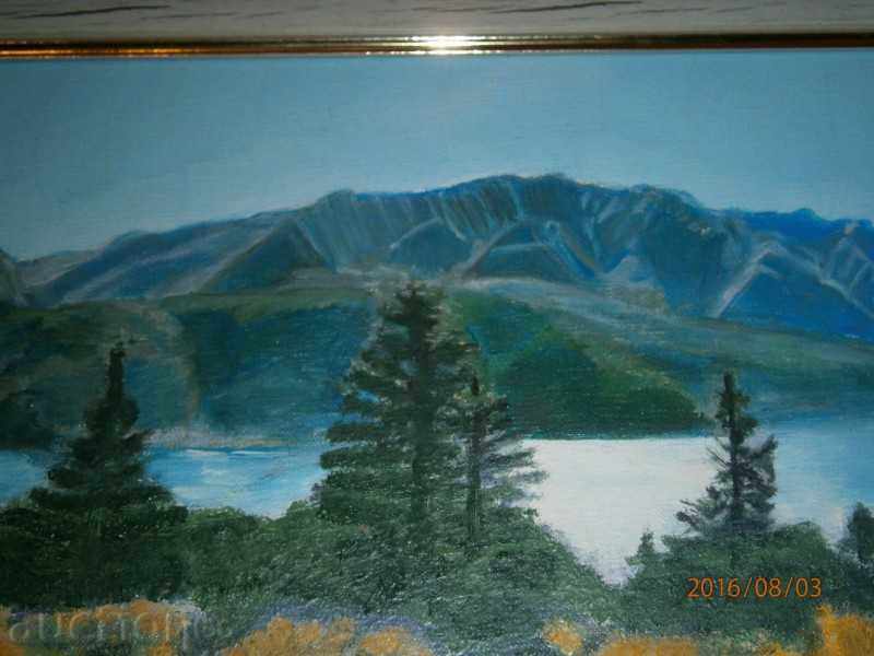 Picture - BLUE MOUNTAIN - Oil on Canvas - Hrista Panteva - 5 Picture - BLUE MOUNTAIN - Oil on Canvas - Hrista Panteva - 5