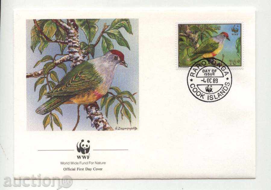Encyclopedic Envelopes (FDC) WWF Birds 1989 from Cook Islands with price 17.00 BGN | € 8.69 Encyclopedic Envelopes (FDC) WWF Birds 1989 from Cook Islands with price 17.00 BGN | € 8.69