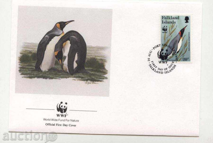 Auction WWF 1991 Folding Envelopes (FDC) from Falkland Islands Auction WWF 1991 Folding Envelopes (FDC) from Falkland Islands
