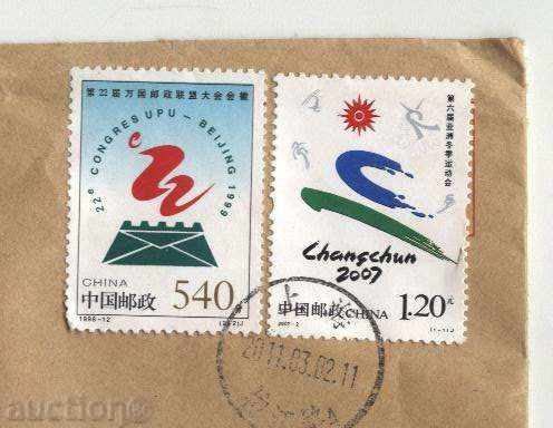 Traveled bag with marks from 1998 and 2007 from China with price 0.65 BGN | € 0.33 Traveled bag with marks from 1998 and 2007 from China with price 0.65 BGN | € 0.33