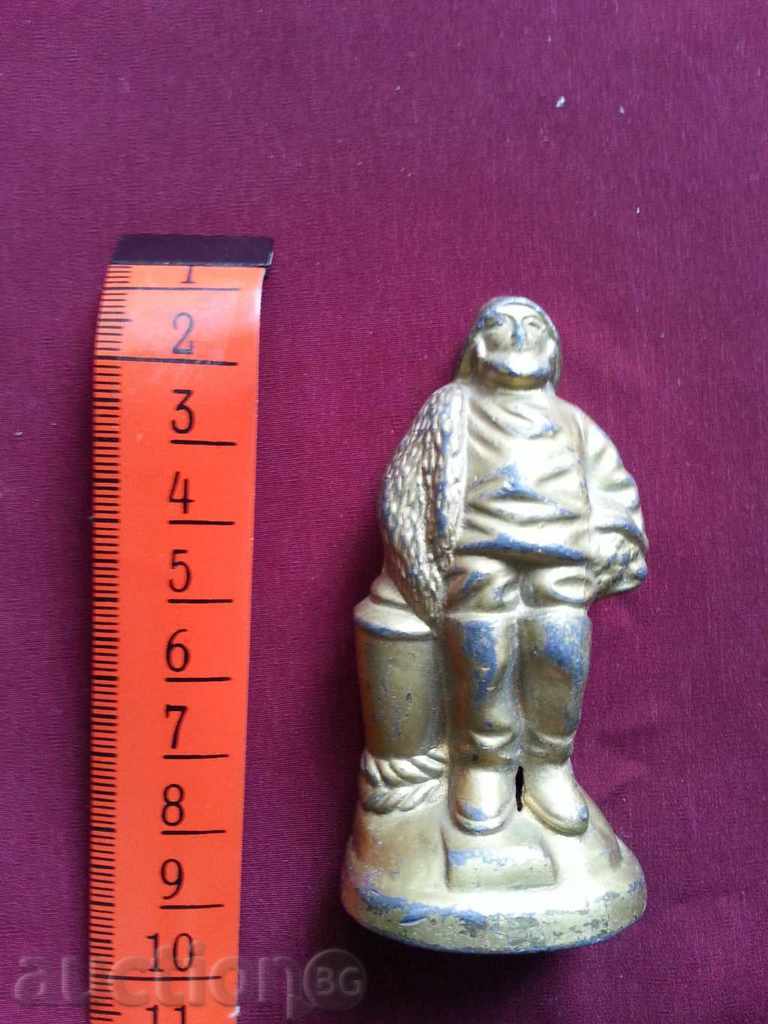 Delivery of Old Metal Collector's Statuette Figurine Delivery of Old Metal Collector's Statuette Figurine