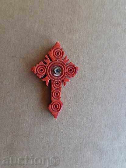 Biblical orthodox cross of coral, ornament, jewel with price 125.00 BGN | € 63.91 Biblical orthodox cross of coral, ornament, jewel with price 125.00 BGN | € 63.91