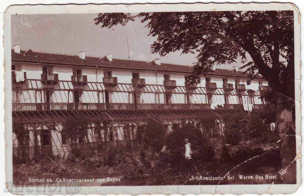 PK - Βάρνα -Hotel σε "Κωνσταντίνος" - Paskov - 1940