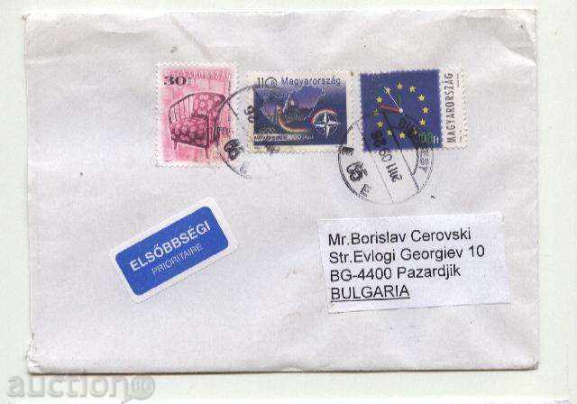 Traveled envelope 2011 from Hungary