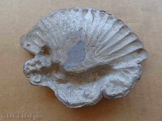 Old aluminum art ashtray ashtray, cigarette, cigar with price 38.00 BGN | € 19.43 Old aluminum art ashtray ashtray, cigarette, cigar with price 38.00 BGN | € 19.43