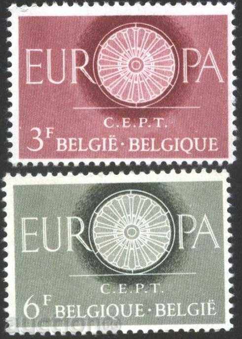 Чисти марки Европа СЕПТ 1960  от Белгия