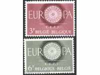 Чисти марки Европа СЕПТ 1960  от Белгия