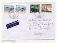 Пътувал плик с марки от Швейцария