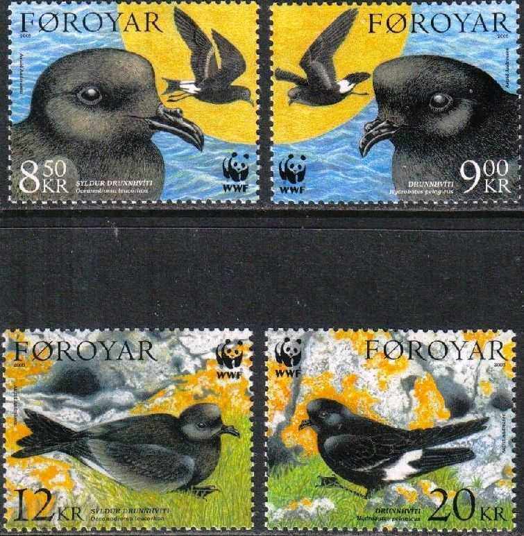 Pure Brands WWF Birds 2005 from Faroe Islands