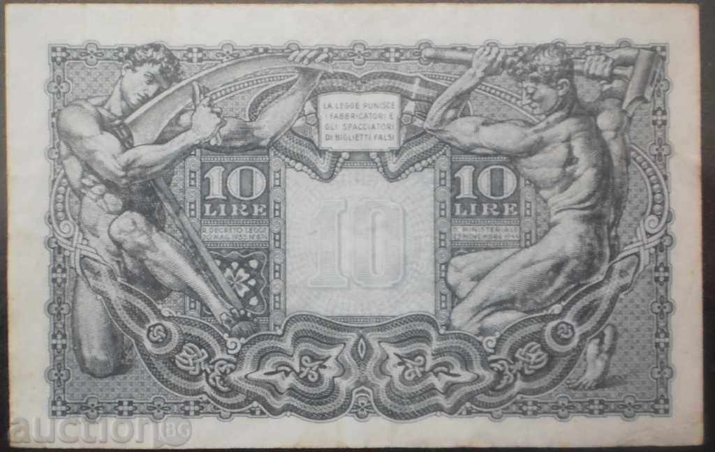 Italy 10 pounds 1944 R rare