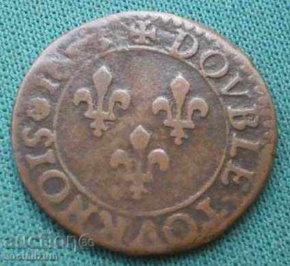 Franța Nantes Louis XIII 2 Turnie 1620-1630 rare (kk) cu preț € 12.78 | 25.00 BGN