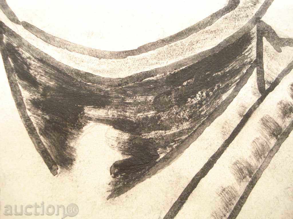 971 Dora Ivanova-Kancheva drawing ink signed P.50 / 38 cm with price 30.00 BGN | € 15.34 971 Dora Ivanova-Kancheva drawing ink signed P.50 / 38 cm with price 30.00 BGN | € 15.34