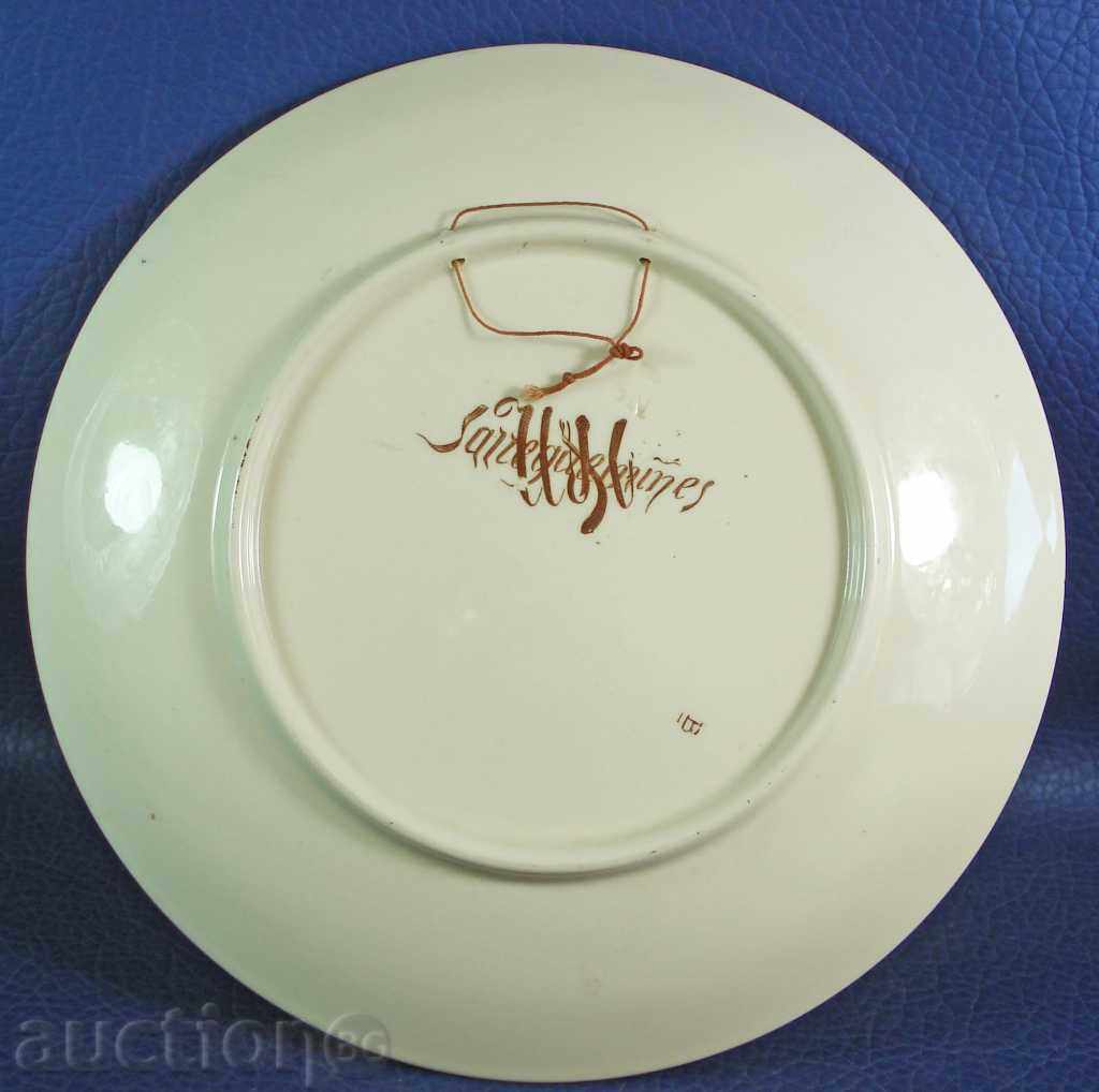 Auction 3263 France Porcelain Plate French President Felix For Auction 3263 France Porcelain Plate French President Felix For