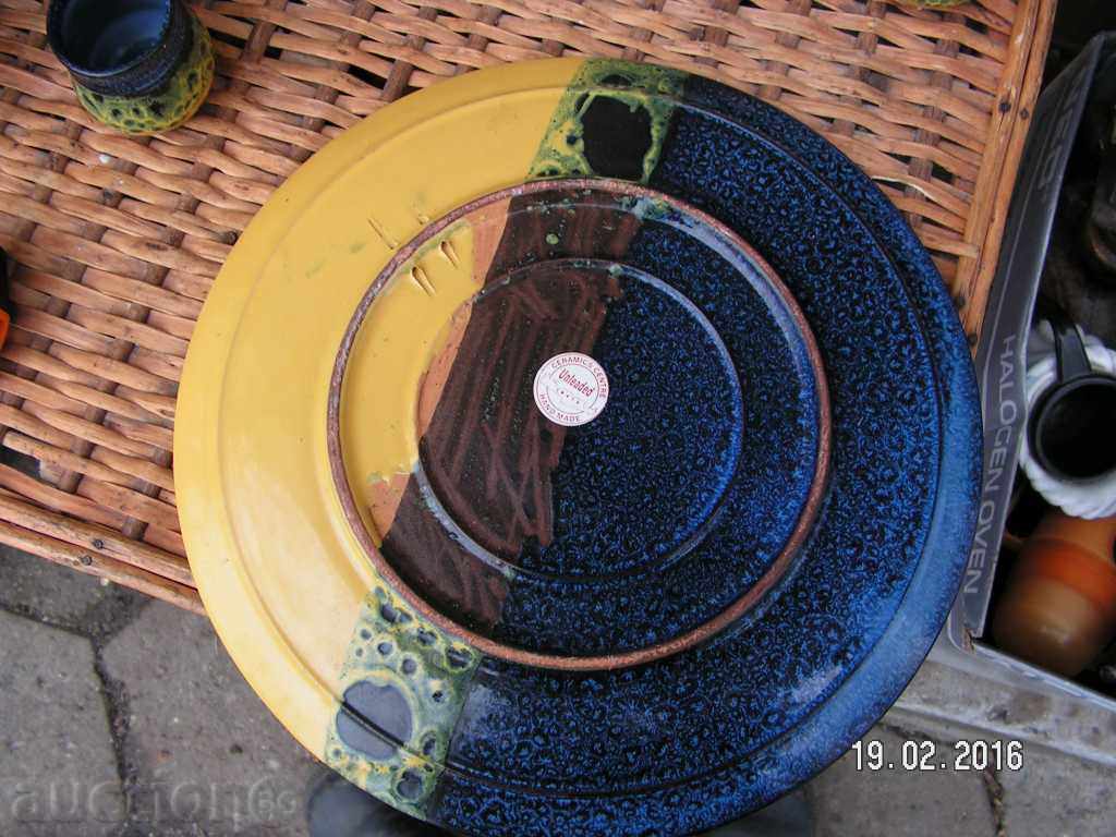 6383. ceramica FRUMOASE HANDMADE FLOAREA SERVICE glazurate - 5 6383. ceramica FRUMOASE HANDMADE FLOAREA SERVICE glazurate - 5