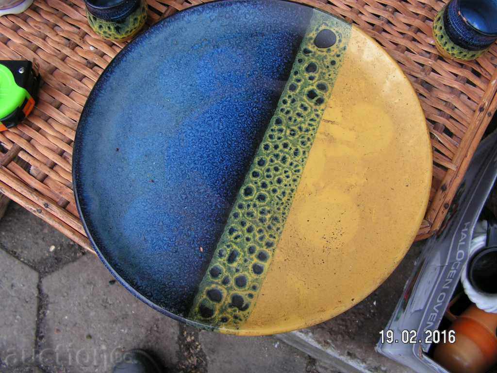 6383. ceramica FRUMOASE HANDMADE FLOAREA SERVICE glazurate - 6 6383. ceramica FRUMOASE HANDMADE FLOAREA SERVICE glazurate - 6