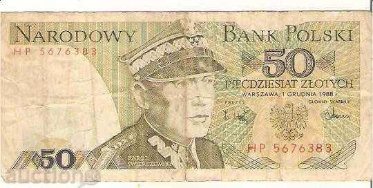 Poland 50 zlotys 1988