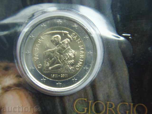 2 Euro 2011 San Marino "Giorgio Vasari" /Сан Марино/ 2 евро - 5