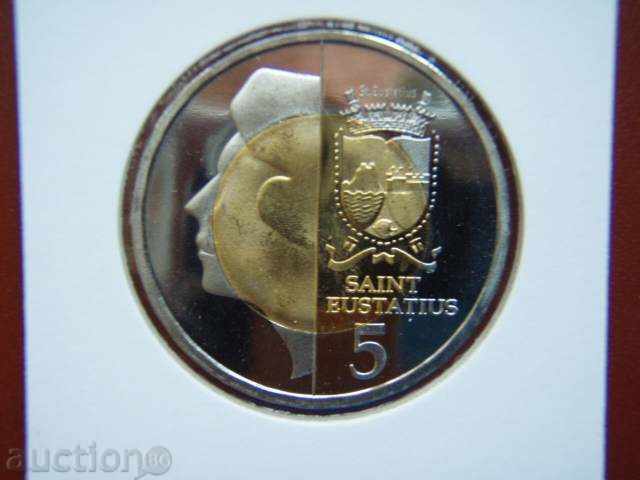5 δολάρια 2011 St. Νήσος Ευστάτιος - Unc