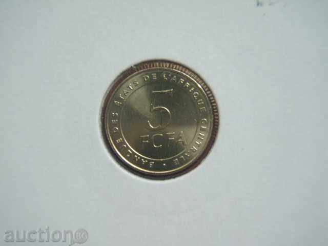 5 Φράγκα 2006 Κράτη της Κεντρικής Αφρικής (Cent. Afr. κράτη) - Unc