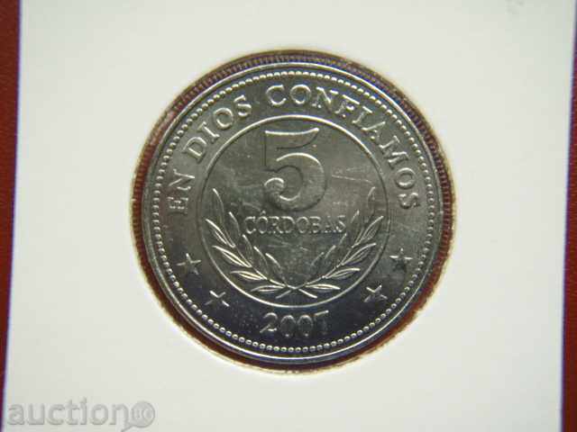 5 Cordobas 2007 Nicaragua (Никарагуа) - Unc