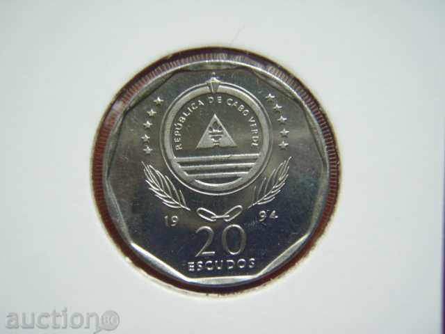 20 Escudos 1994 Cabo Verde - Unc