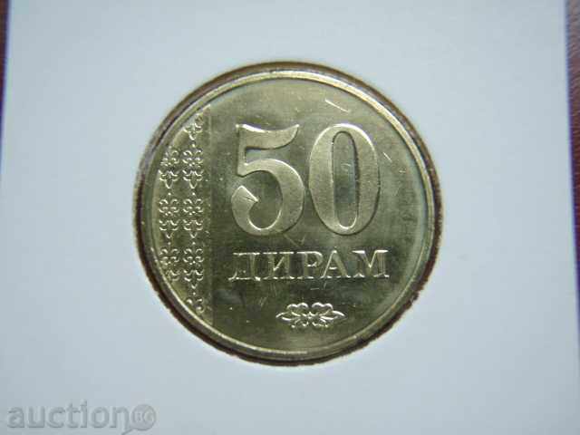 50 Diram 2011 Tajikistan - Unc