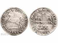 24 MARIEN GROSCHA-2/3 TALER 1693 BRAUNSCHWEIG-CITIȚI CONDIȚIILE