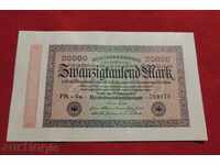 Bancnotă 20.000 mărci 1923 Germania - UNC - COMPARAȚI ȘI VALOARE