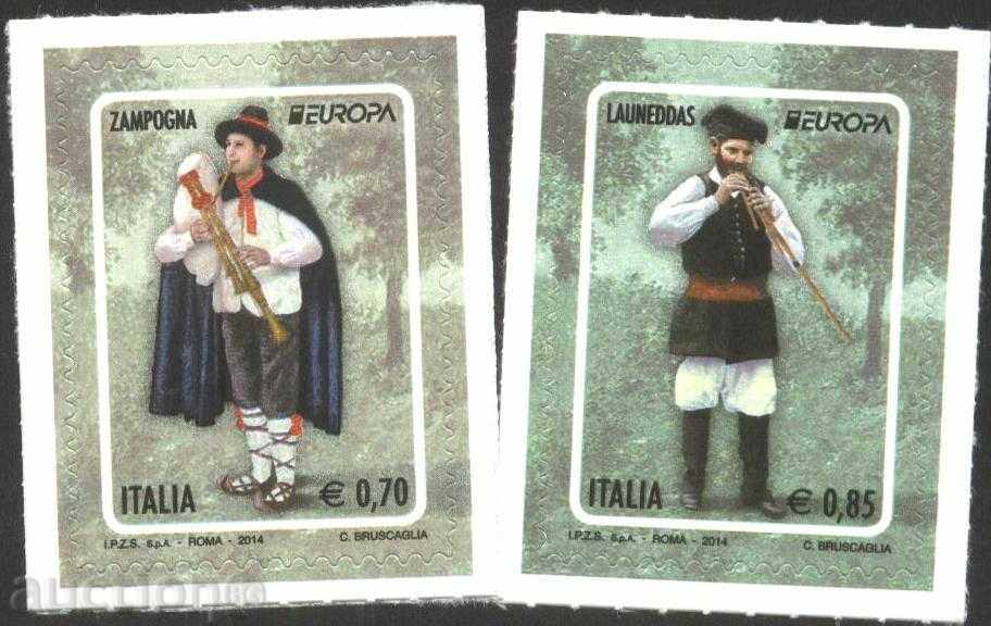 Чисти марки Европа СЕПТ 2014 от Италия