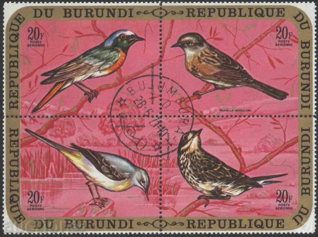 Auction Stamped Birds 1971 from Burundi Auction Stamped Birds 1971 from Burundi