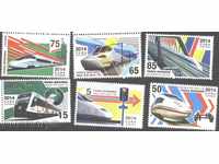Чисти марки Влакове 2014 Куба