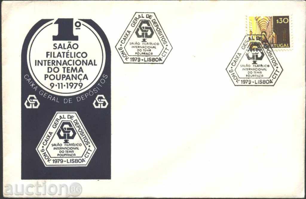 Специален плик и печат Филателен салон  1979 от Португалия