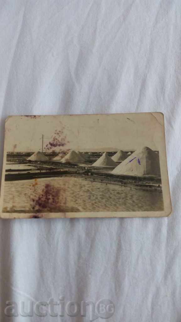 Пощенска картичка Поморие Солниците Гр. Пасковъ 1940